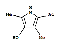 Ethanone, 1-(4-hydroxy-3,5-dimethyl-1h-pyrrol-2-yl)-(9ci) Structure,85708-06-1Structure