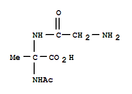 Propionic acid,2-acetamido-2-(2-aminoacetamido)-(5ci) Structure,857226-13-2Structure