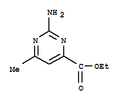 4-Pyrimidinecarboxylic acid, 2-amino-6-methyl-, ethyl ester Structure,857410-67-4Structure