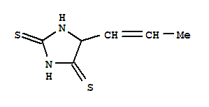 2,4-Imidazolidinedithione,5-(1-propen-1-yl)- Structure,857767-87-4Structure