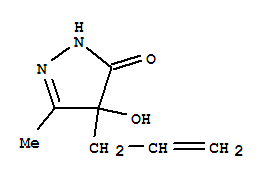 4-Allyl-4-hydroxy-5-methyl-2,4-dihydro-3h-pyrazol-3-one Structure,857985-31-0Structure