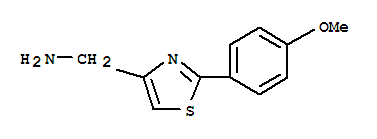 2-(4-Methoxyphenyl)-4-thiazolemethanamine Structure,857997-91-2Structure