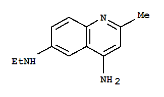 4-氨基-6-乙基氨基喹哪啶結(jié)構(gòu)式_858451-60-2結(jié)構(gòu)式