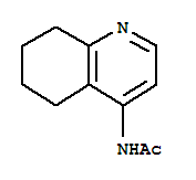 (5CI)-4-乙酰氨基-5,6,7,8-四氫喹啉結(jié)構(gòu)式_858466-68-9結(jié)構(gòu)式