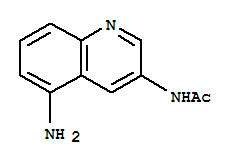 (5CI)-3-乙酰氨基-5-氨基喹啉結構式_858466-85-0結構式