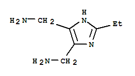 1H-imidazole-4,5-dimethanamine, 2-ethyl- Structure,858716-55-9Structure