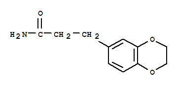 1,4-Benzodioxan-6-propionamide (5CI) Structure,858789-85-2Structure