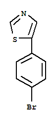 Thiazole, 5-(4-bromophenyl)- Structure,859471-62-8Structure