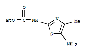 2-Thiazolecarbamicacid,5-amino-4-methyl-,ethylester(5ci) Structure,859481-43-9Structure