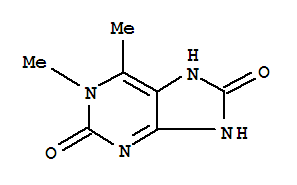 1H-purine-2,8(3h,7h)-dione,1,6-dimethyl- Structure,859954-70-4Structure