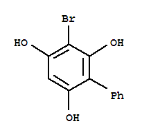 [1,1-Biphenyl ]-2,4,6-triol ,3-bromo-(9ci) Structure,860152-51-8Structure