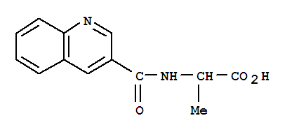 3-Quinolinecarboxamide,n-(1-carboxyethyl)-(5ci) Structure,860206-05-9Structure