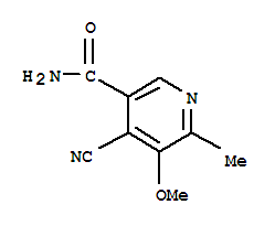 Nicotinamide, 4-cyano-5-methoxy-6-methyl-(4ci) Structure,861045-70-7Structure