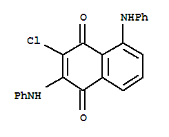 1,4-Naphthoquinone,2,5-dianilino-3-chloro-(2ci) Structure,861334-52-3Structure