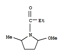 Pyrrolidine, 2-methoxy-5-methyl-1-propionyl- (2ci) Structure,861384-72-7Structure