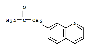 2-(喹啉-6-基)乙酰胺結(jié)構(gòu)式_861393-88-6結(jié)構(gòu)式