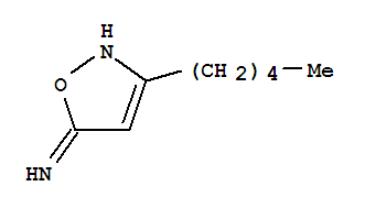 3-Pentyl-1,2-oxazol-5(2h)-imine Structure,861543-30-8Structure