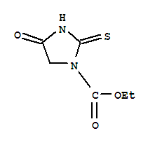 1-Imidazolecarboxylic acid,tetrahydro-4-keto-2-(thioketo)-,ethyl ester (1ci) Structure,861595-10-0Structure