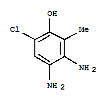 (2ci)-3,4-二氨基-6-氯-O-甲酚結(jié)構(gòu)式_861619-78-5結(jié)構(gòu)式