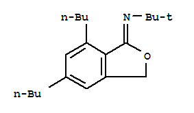 2-Propanamine,n-(5,7-dibutyl-1(3h)-isobenzofuranylidene)-2-methyl- Structure,861641-25-0Structure