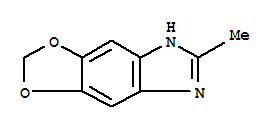 5H-1,3-dioxolo[4,5-f]benzimidazole,6-methyl- Structure,861784-02-3Structure