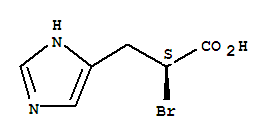 S-2-bromo-4-imidazole propionic acid Structure,86288-08-6Structure