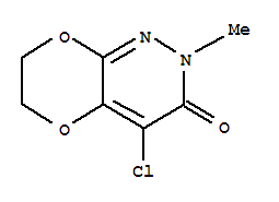 [1,4]Dioxino[2,3-c]pyridazin-3(2h)-one,4-chloro-6,7-dihydro-2-methyl- Structure,863229-00-9Structure