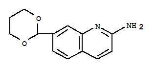 (9ci)-7-(1,3-二噁烷-2-基)-2-喹啉胺結(jié)構(gòu)式_863549-16-0結(jié)構(gòu)式