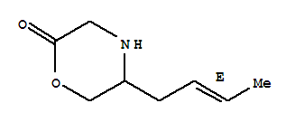 2-Morpholinone,5-(2e)-2-butenyl-(9ci) Structure,863554-80-7Structure