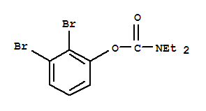 2,3-Dibromophenyl n,n-diethylcarbamate Structure,863870-80-8Structure