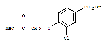 Methyl 2-(4-(bromomethyl)-2-chlorophenoxy)acetate Structure,864685-36-9Structure