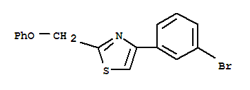 4-(3-Bromo-phenyl)-2-phenoxymethyl-thiazole Structure,864685-49-4Structure