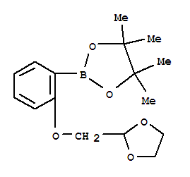 2-[2-([1,3]Dioxolan-2-ylmethoxy)-phenyl ]-4,4,5,5-tetramethyl-[1,3,2]dioxaborolane Structure,864754-12-1Structure