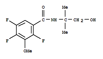 2,4,5-Trifluoro-n-(1-hydroxy-2-methyl propan-2-yl)-3-methoxybenzamide Structure,865246-27-1Structure