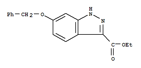 6-(Phenylmethoxy)-1h-indazole-3-carboxylic acid ethyl ester Structure,865887-12-3Structure