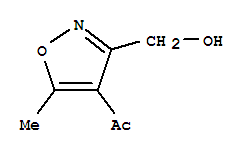 Ethanone, 1-[3-(hydroxymethyl)-5-methyl-4-isoxazolyl]- Structure,866002-72-4Structure