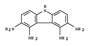 9H-carbazole-3,4,5,6-tetramine Structure,866359-94-6Structure