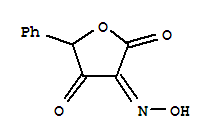 (3Z)-3-(hydroxyimino)-5-phenyl-2,4(3h,5h)-furandione Structure,866996-94-3Structure