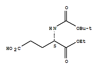 Boc-glu-oet結(jié)構(gòu)式_86938-17-2結(jié)構(gòu)式