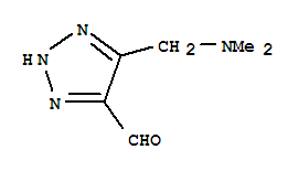 2H-1,2,3-triazole-4-carboxaldehyde,5-[(dimethylamino)methyl ]- Structure,869722-17-8Structure