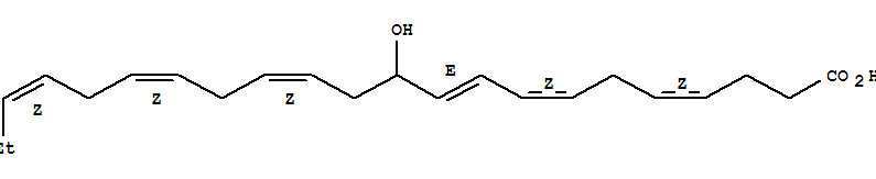 (4Z,7e,9e,13z,16z,19z)-11-hydroxy-4,7,9,13,16,19-docosahexaenoic acid Structure,87018-59-5Structure