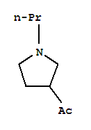 (9ci)-1-(1-丙基-3-吡咯烷)-乙酮結(jié)構(gòu)式_87088-74-2結(jié)構(gòu)式