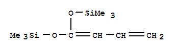 1,1-Bis(trimethylsilyloxy)-1,3-butadiene Structure,87121-06-0Structure