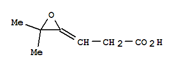 Propanoic acid,3-(3,3-dimethyl-2-oxiranylidene)- Structure,871242-96-5Structure