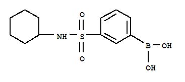 3-N-cyclohexylsulfamoylphenylboronic acid Structure,871329-79-2Structure