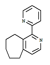 1-(Pyridin-2-yl)-6,7,8,9-tetrahydro-5h-cyclohepta[c]pyridine Structure,871798-85-5Structure