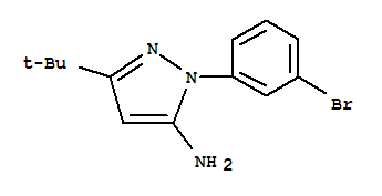 2-(3-Bromo-phenyl)-5-tert-butyl-2h-pyrazol-3-ylamine Structure,872171-45-4Structure