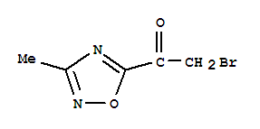 Ethanone, 2-bromo-1-(3-methyl-1,2,4-oxadiazol-5-yl)-(9ci) Structure,87224-10-0Structure