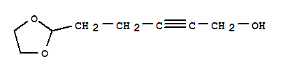 2-Pentyn-1-ol, 5-(1,3-dioxolan-2-yl)- Structure,87226-66-2Structure