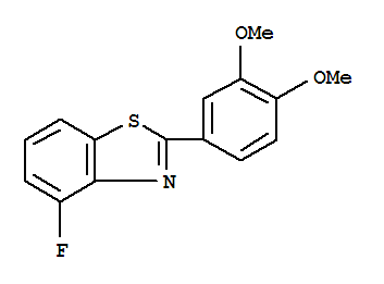 2-(3,4-Dimethoxy-phenyl)-4-fluoro-benzothiazole Structure,872726-54-0Structure